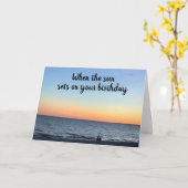 「美しい誕生日」の願い カード (黄色い花)