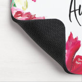 美しい誕生月の花威厳がある/ マウスパッド (コーナー)