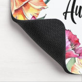 美しい誕生月の花威厳がある/ マウスパッド (コーナー)