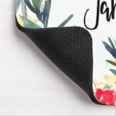 美しい誕生月の花/1月 マウスパッド (コーナー)