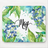 美しい誕生月の花/5月 マウスパッド (正面)
