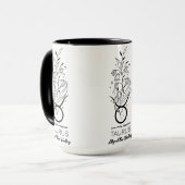 美しい誕生月花/星座/牡牛座 マグカップ (正面左)