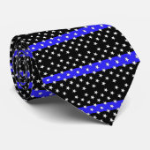 美しい警察の星条旗 ネクタイ (ロール)