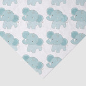 美しい象のベビーシャワーのカスタムのティッシュ 薄葉紙 (詳細)
