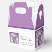 美しい象の紫色の特典ボックス フェイバーボックス (オープン)