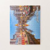 美しい象徴的な都市アムステルダム，オランダ ジグソーパズル (縦)