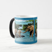 美しい象聖なる書物、 経典ルカ6:31 モーフィングマグカップ (正面左)