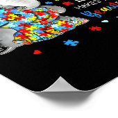 美しい象違うの自閉症 ポスター (角)