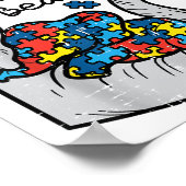 美しい象違うの自閉症 ポスター (角)