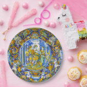 美しい豪華なヴィンテージギリシャ神話のアネース ペーパープレート (パーティー)