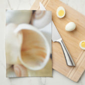 美しい貝殻,夏,ビーチ,貝殻 キッチンタオル (四つ折り)