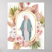 美しい賛美母カトモダンリック 箔ポスター (正面)