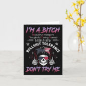 美しい賢い思いやりのある優しいわたし カード (黄色い花)