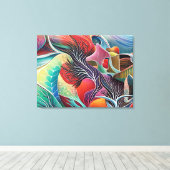 美しい質感 キャンバスプリント (インサイチュ (ウッドフロア))