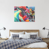 美しい質感 キャンバスプリント (インサイチュ (寝室))