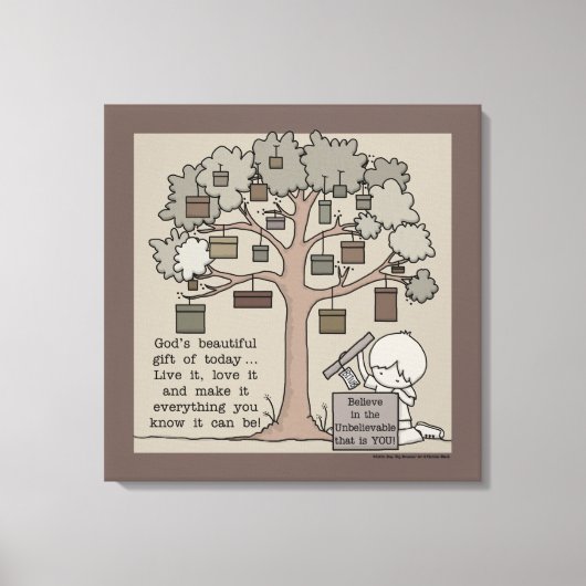 美しい贈り物 キャンバスプリント (正面)