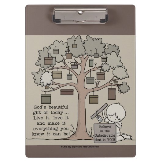 美しい贈り物 クリップボード (正面)