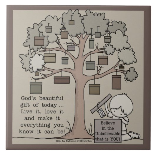 美しい贈り物 タイル (正面)