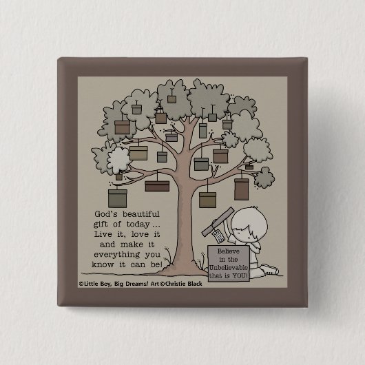 美しい贈り物 缶バッジ (正面)