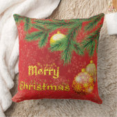 美しい赤いクリスマスインスパイア装飾用クッション クッション (ブランケット)