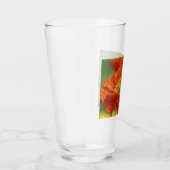 美しい赤いケシ タンブラーグラス (右)