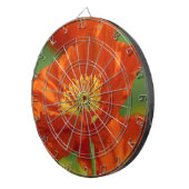 美しい赤いケシ ダーツボード (正面右)