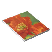 美しい赤いケシ ノートパッド (アングル)