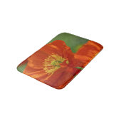 美しい赤いケシ バスマット (アングル)