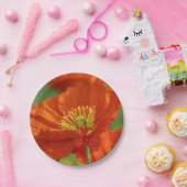 美しい赤いケシ ペーパープレート (パーティー)