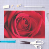 美しい赤いバラの花のティッシュペーパー 薄葉紙 (クラフト)