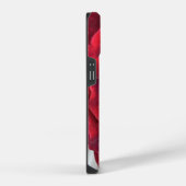 美しい赤いバラのiPhone 14ケース iPhoneケース (右側面)
