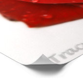 美しい赤いバラ ポスター (角)