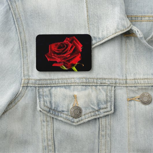 美しい赤いバラ 名札 (インサイチュ)