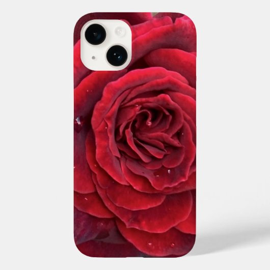 美しい赤いバラiphone 14ケース Case-Mate iPhoneケース (裏面)
