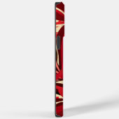 美しい赤いフローラ背景 Case-Mate iPhoneケース (裏面 / 右)