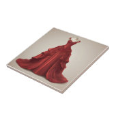 美しい赤いボールガウン タイル (側面)