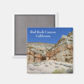 美しい赤いロックキャニオン磁石！ マグネット (正面/裏面)