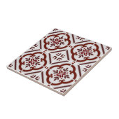 美しい赤いヴィンテージ タイル (側面)