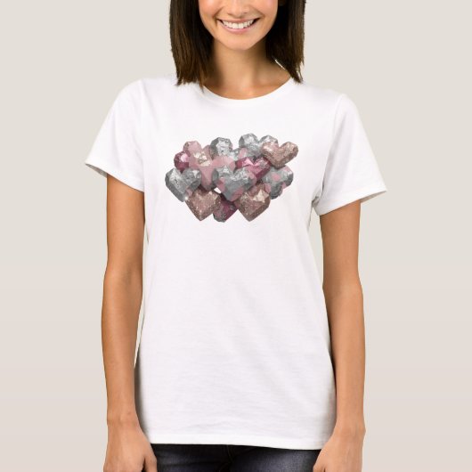 美しい赤い抽象芸術ステートメントTシャツ Tシャツ (正面)