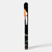 美しい赤い月 ロマンティックな宇宙の自然デザイン Case-Mate iPhoneケース (裏面 / 左)