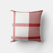 美しい赤い水の色クリスマスハンド絵を描ー クッション (裏面)