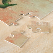 美しい赤い白いケシのジグソーパズル絵画ズ ジグソーパズル (側面)