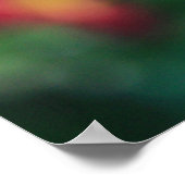 美しい赤い花のプリント# 6837 ポスター (角)