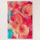 美しい赤い花 ジグソーパズル (縦)