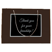 美しい赤い鳥クリスチャン ラージペーパーバッグ (裏面)