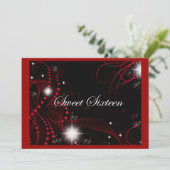 美しい赤い黒、Sweet sixteen招待状 招待状 (スタンド正面)