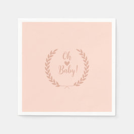 美しい赤ちゃんシャワー スタンダードカクテルナプキン