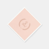 美しい赤ちゃんシャワー スタンダードカクテルナプキン (角)