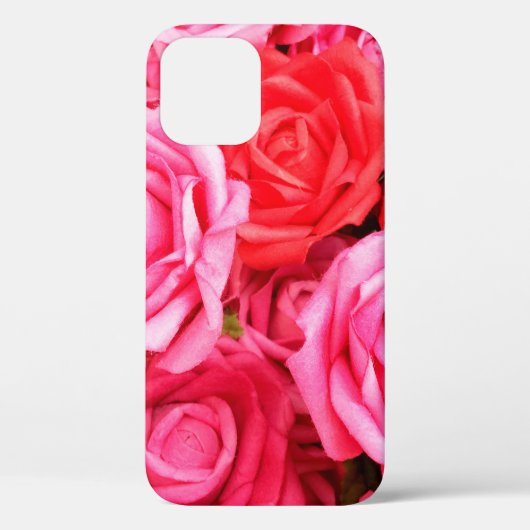 美しい赤とピンクのバラ Case-Mate iPhoneケース (裏面)