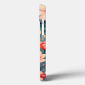 美しい赤と白の花春花柄 Case-Mate iPhoneケース (裏面 / 左)